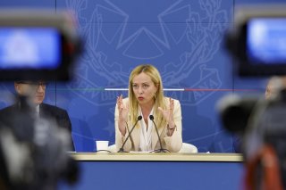 Malgré ce recul surprise du PIB trimestriel, le gouvernement de Giorgia Meloni prévoit toujours une hausse du PIB de 1% pour l'ensemble de l'année. (EPA/FABIO FRUSTACI)